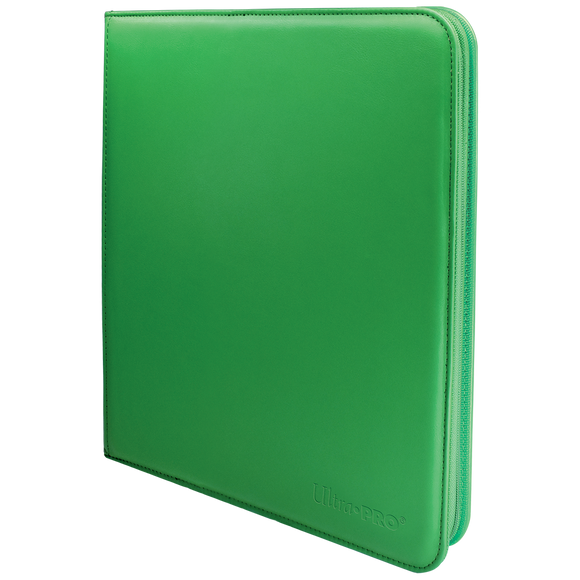 Vivid 12-Pocket Zippered PRO-Binder - Green - Local Pickup Only