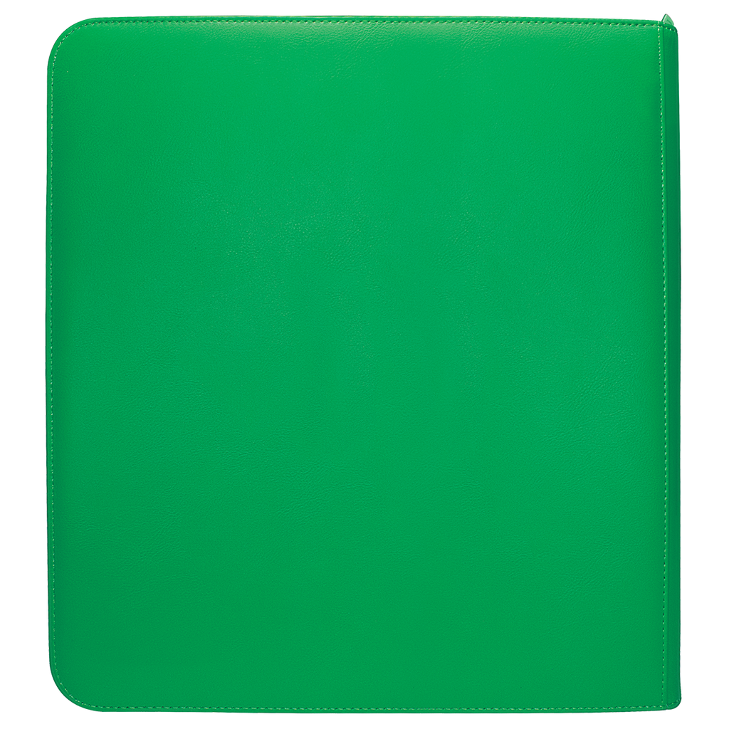 Vivid 12-Pocket Zippered PRO-Binder - Green - Local Pickup Only
