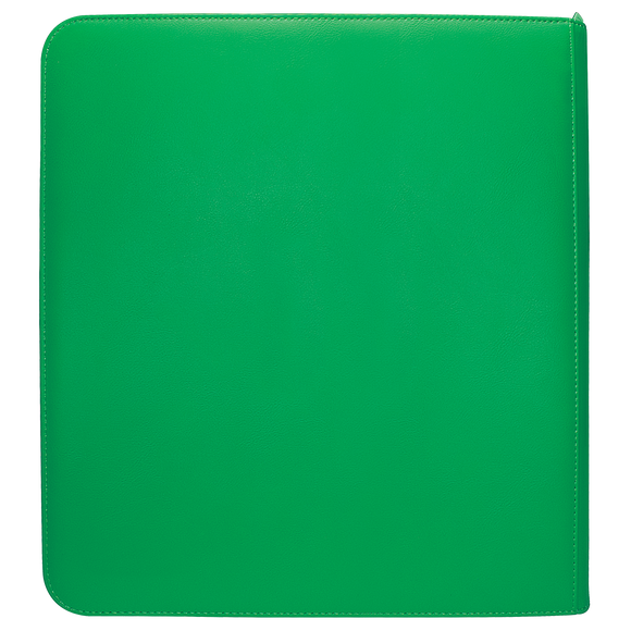 Vivid 12-Pocket Zippered PRO-Binder - Green - Local Pickup Only