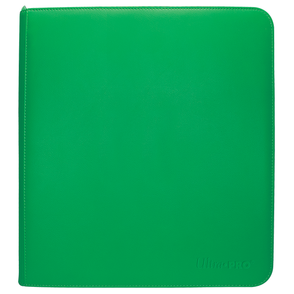 Vivid 12-Pocket Zippered PRO-Binder - Green - Local Pickup Only