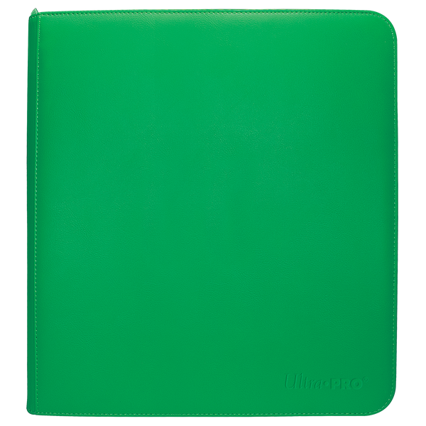 Vivid 12-Pocket Zippered PRO-Binder - Green - Local Pickup Only