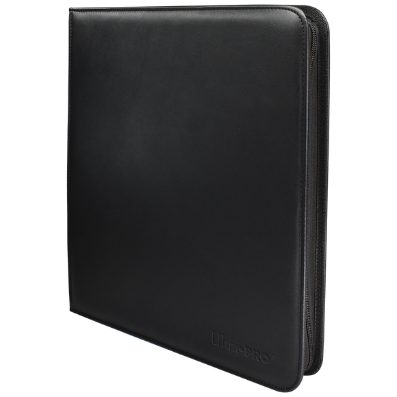 Vivid 12-Pocket Zippered PRO-Binder: Black - Local Pickup Only