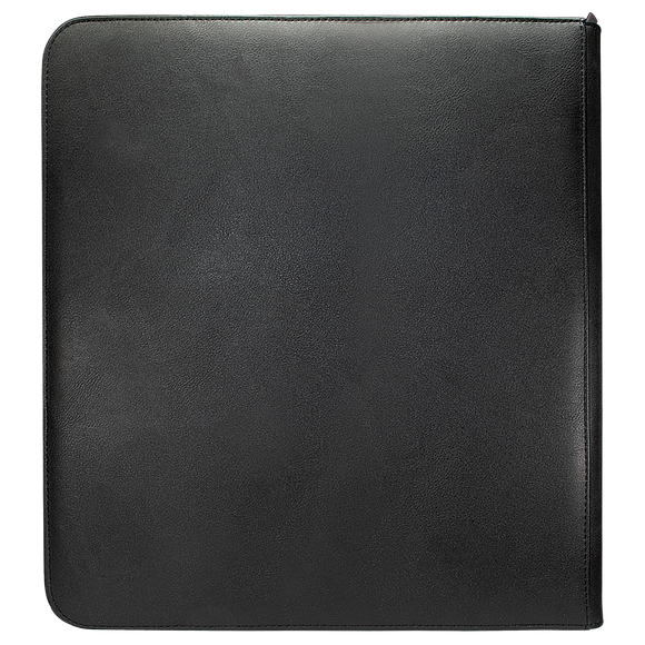 Vivid 12-Pocket Zippered PRO-Binder: Black - Local Pickup Only