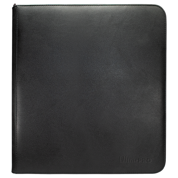 Vivid 12-Pocket Zippered PRO-Binder: Black - Local Pickup Only