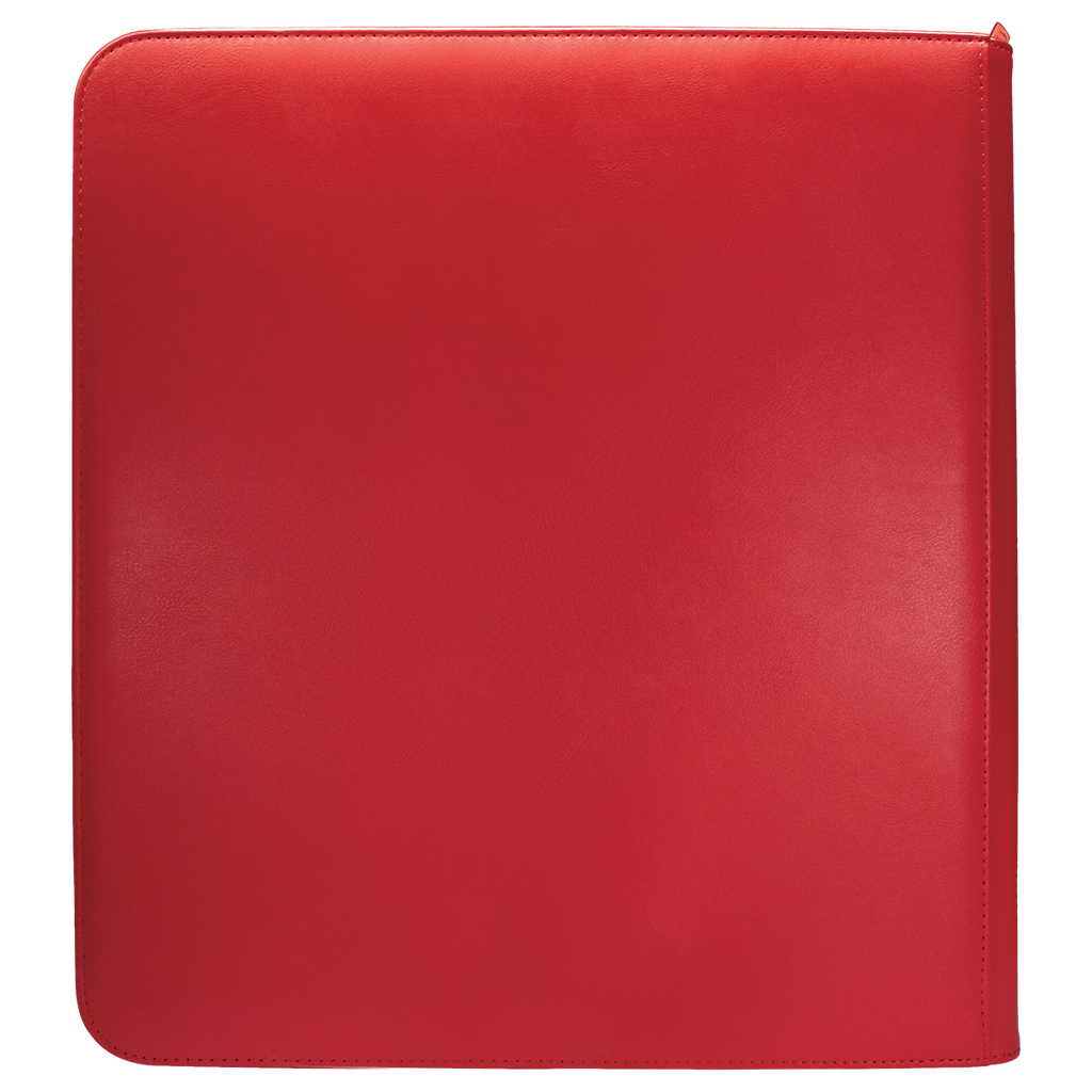 Vivid 12-Pocket Zippered PRO-Binder: Red - Local Pickup Only