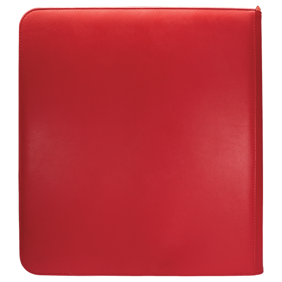 Vivid 12-Pocket Zippered PRO-Binder: Red - Local Pickup Only