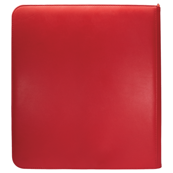 Vivid 12-Pocket Zippered PRO-Binder: Red - Local Pickup Only