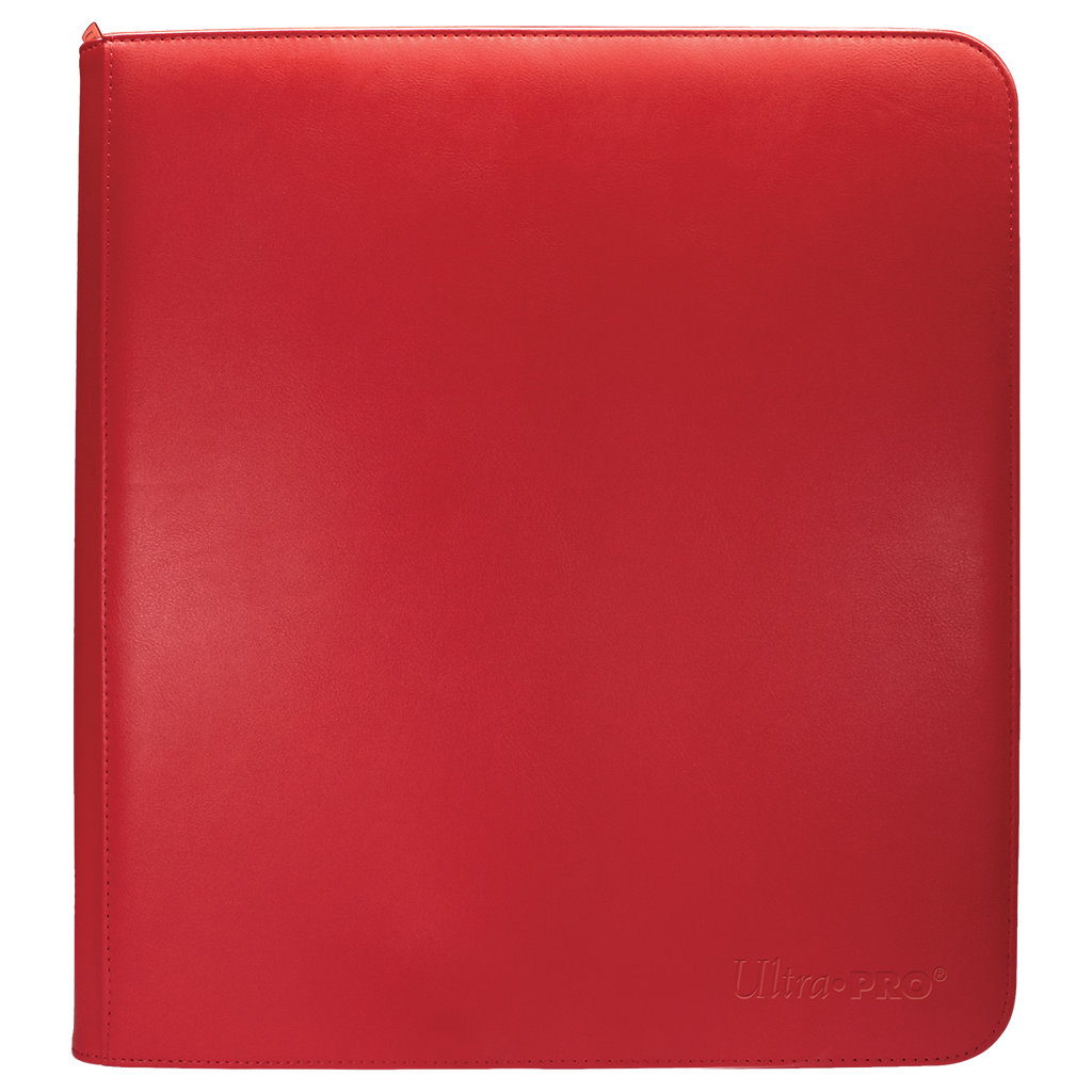 Vivid 12-Pocket Zippered PRO-Binder: Red - Local Pickup Only