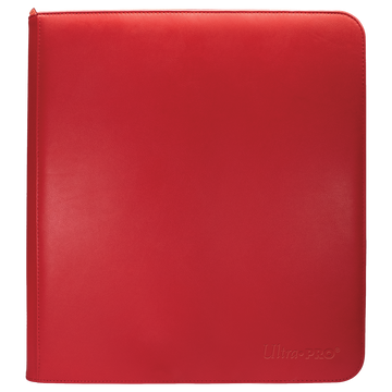 Vivid 12-Pocket Zippered PRO-Binder: Red - Local Pickup Only