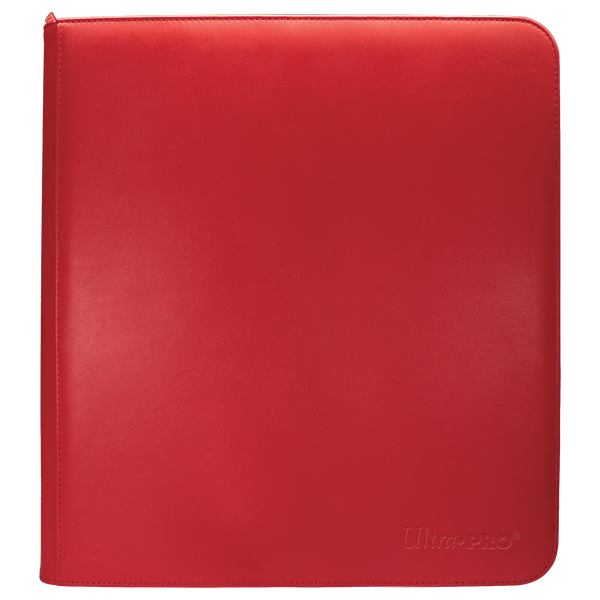Vivid 12-Pocket Zippered PRO-Binder: Red - Local Pickup Only