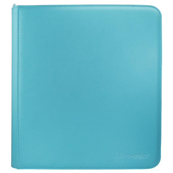 Vivid 12-Pocket Zippered PRO-Binder: Light Blue - Local Pickup Only
