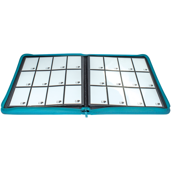 Vivid 12-Pocket Zippered PRO-Binder: Teal - Local Pickup Only