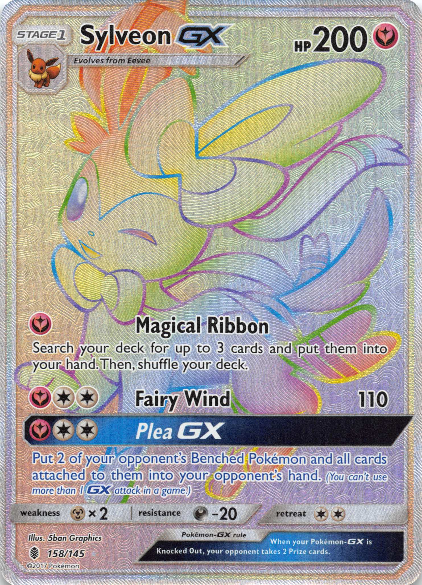 Sylveon GX (158/145) [Sun & Moon: Guardians Rising]