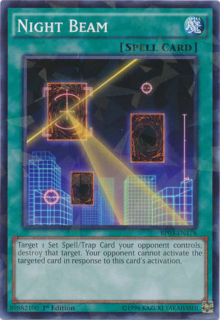 Night Beam [BP03-EN176] Shatterfoil Rare - Duel Kingdom