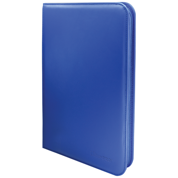 Vivid 9-Pocket Zippered PRO-Binder - Blue - Local Pickup Only