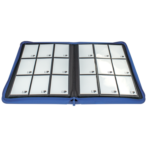 Vivid 9-Pocket Zippered PRO-Binder - Blue - Local Pickup Only