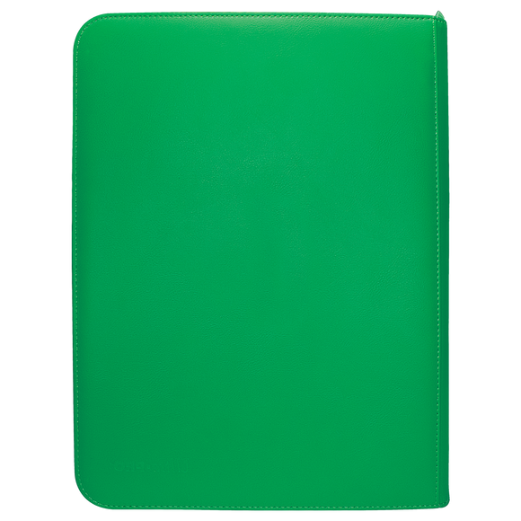 Vivid 9-Pocket Zippered PRO-Binder - Green - Local Pickup Only
