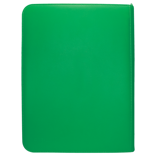 Vivid 9-Pocket Zippered PRO-Binder - Green - Local Pickup Only
