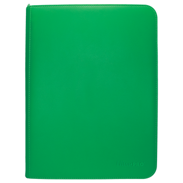 Vivid 9-Pocket Zippered PRO-Binder - Green - Local Pickup Only