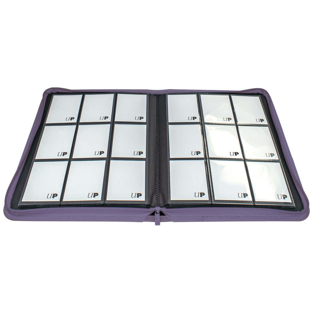 Vivid 9-Pocket Zippered PRO-Binder - Purple - Local Pickup Only