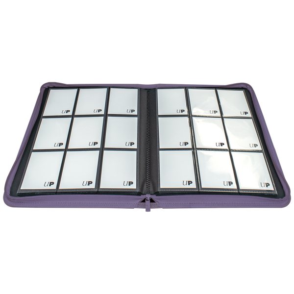 Vivid 9-Pocket Zippered PRO-Binder - Purple - Local Pickup Only