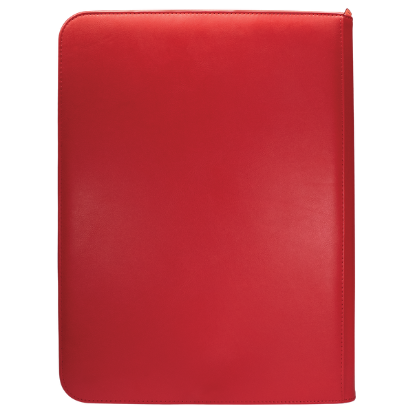 Vivid 9-Pocket Zippered PRO-Binder - Red - Local Pickup Only