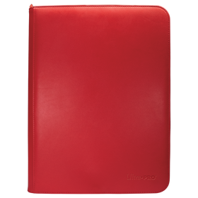 Vivid 9-Pocket Zippered PRO-Binder - Red - Local Pickup Only