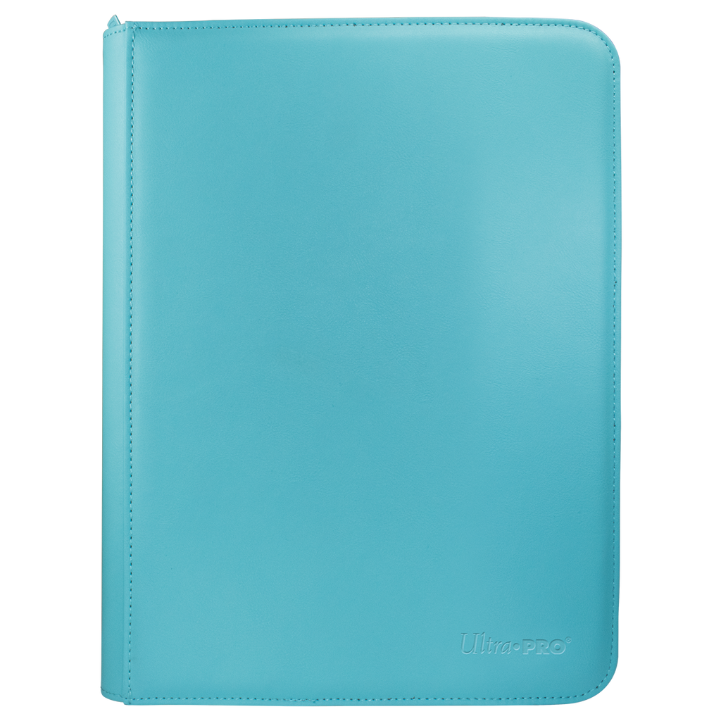 Vivid 9-Pocket Zippered PRO-Binder - Light Blue - Local Pickup Only