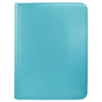 Vivid 9-Pocket Zippered PRO-Binder - Light Blue - Local Pickup Only
