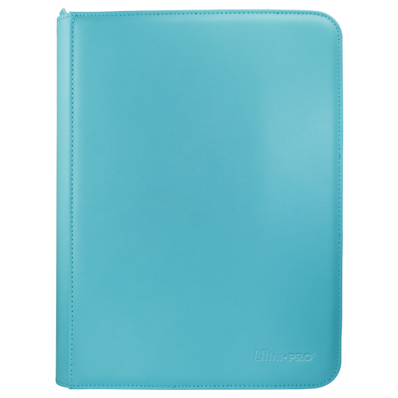 Vivid 9-Pocket Zippered PRO-Binder - Light Blue - Local Pickup Only