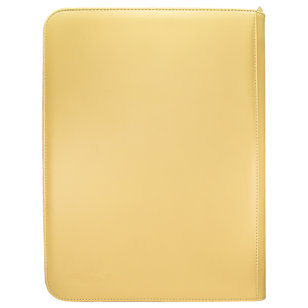 Vivid 9-Pocket Zippered PRO-Binder - Yellow - Local Pickup Only
