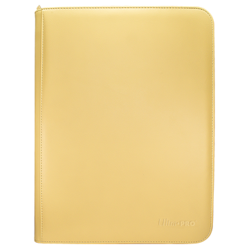 Vivid 9-Pocket Zippered PRO-Binder - Yellow - Local Pickup Only