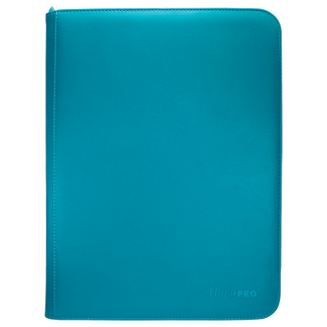 Vivid 9-Pocket Zippered PRO-Binder - Teal - Local Pickup Only