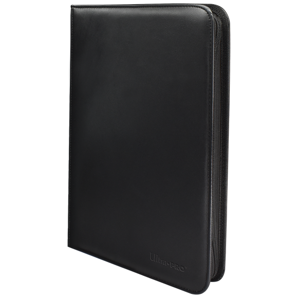 Vivid 9-Pocket Zippered PRO-Binder - Black - Local Pickup Only