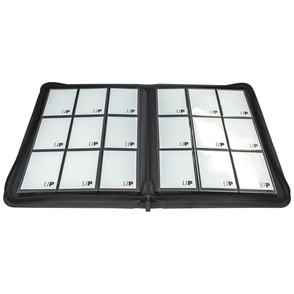 Vivid 9-Pocket Zippered PRO-Binder - Black - Local Pickup Only