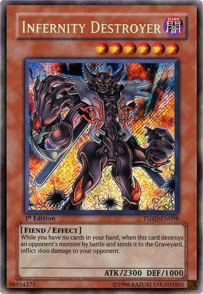 Infernity Destroyer [TSHD-EN098] Secret Rare - Duel Kingdom