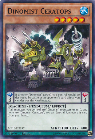 Dinomist Ceratops [MP16-EN197] Common - Duel Kingdom