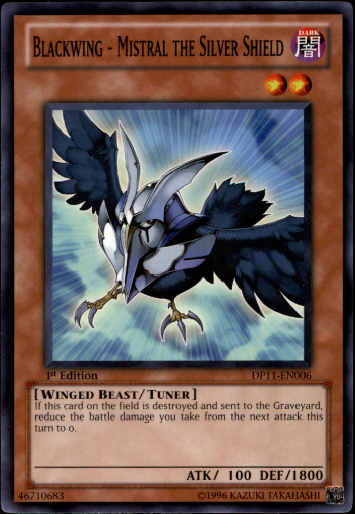 Blackwing - Mistral the Silver Shield [DP11-EN006] Common - Duel Kingdom