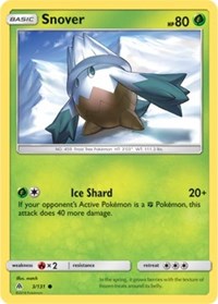 Snover (3) [SM - Forbidden Light] - Duel Kingdom