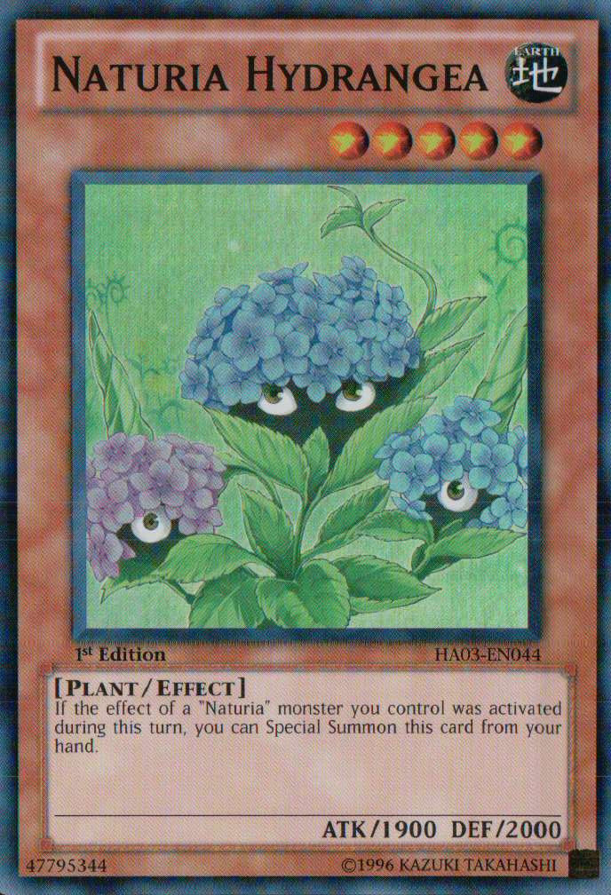 Naturia Hydrangea [HA03-EN044] Super Rare - Duel Kingdom