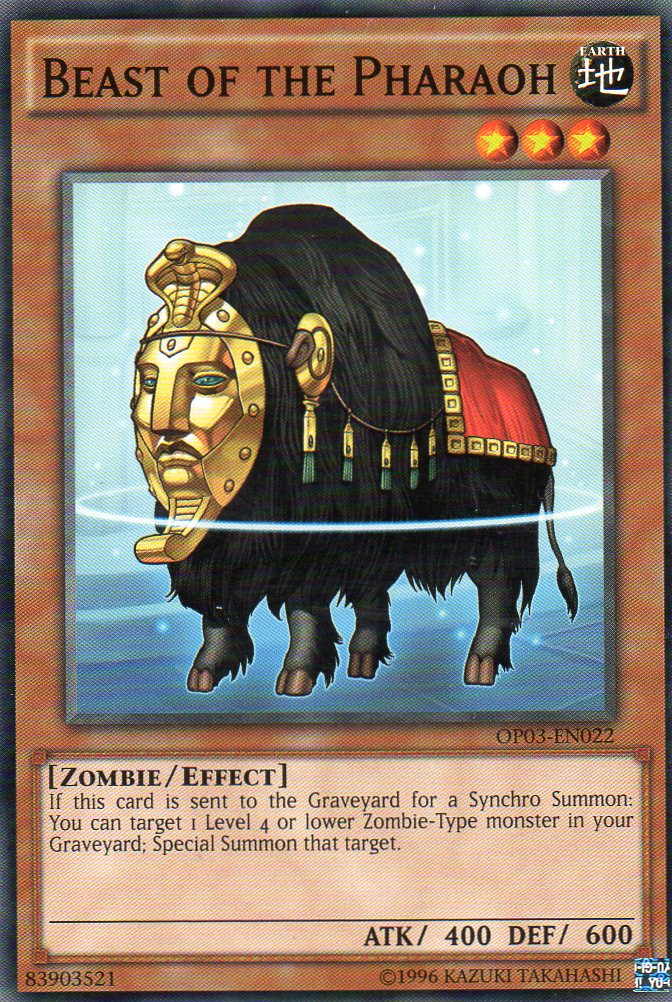 Beast of the Pharaoh [OP03-EN022] Common - Duel Kingdom
