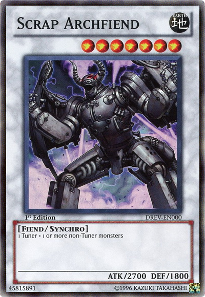 Scrap Archfiend [DREV-EN000] Super Rare - Duel Kingdom