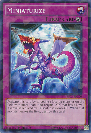 Miniaturize [BP03-EN206] Shatterfoil Rare - Duel Kingdom