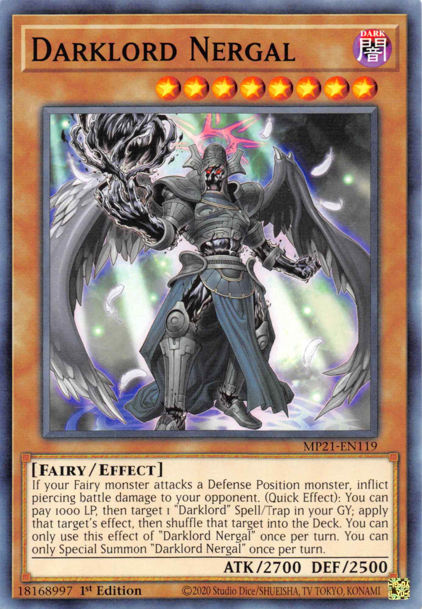 Darklord Nergal [MP21-EN119] Common - Duel Kingdom