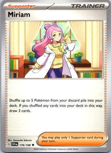 Miriam - 179/198 [179] - (SV01 Scarlet & Violet Base Set)