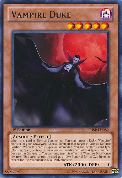 Vampire Duke [SHSP-EN082] Rare - Duel Kingdom