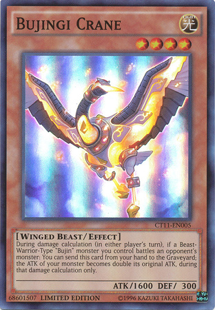 Bujingi Crane [CT11-EN005] Super Rare - Duel Kingdom