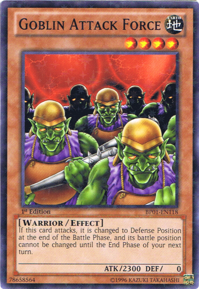 Goblin Attack Force [BP01-EN118] Starfoil Rare - Duel Kingdom