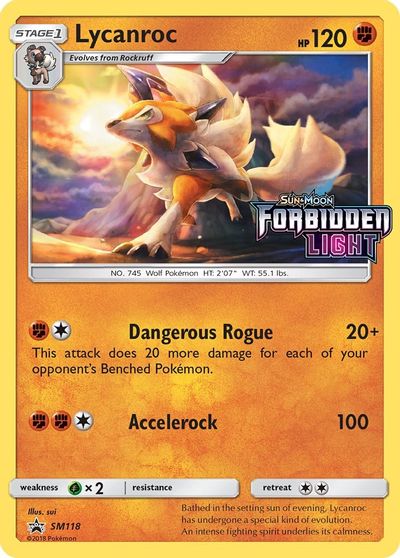 Lycanroc - (SM118) (Prerelease Promo) [Sun & Moon: Black Star Promos] - Duel Kingdom