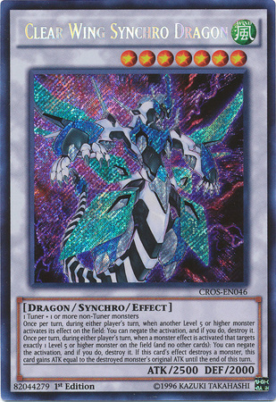Clear Wing Synchro Dragon [CROS-EN046] Secret Rare - Duel Kingdom